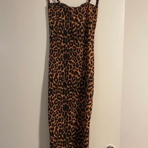 Sexy leopard dress